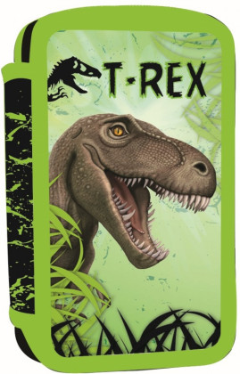 Dvoupatrový penál neplněný T-rex 2016