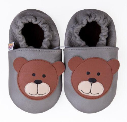 Kožené capáčky 12-18 m (21) 13,3 cm Afelo