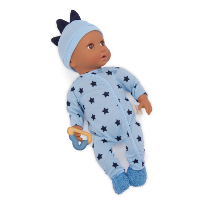 Overal pro panenky modrý s doplňky LullaBaby