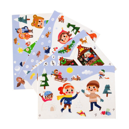 Magnetická kniha Vánoce – Christmas Magnetic Book Edukid