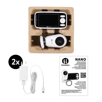 Chůvička dětská digitální Nano 4.0 Petite & Mars