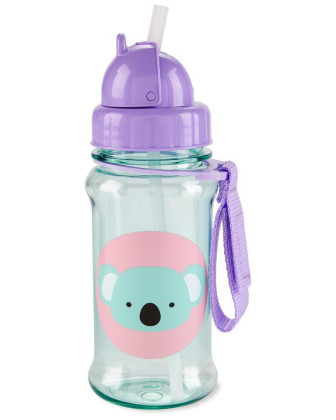 Hrnek s brčkem bez PVC A BPA 12 m+ Skip Hop Zoo 385 ml