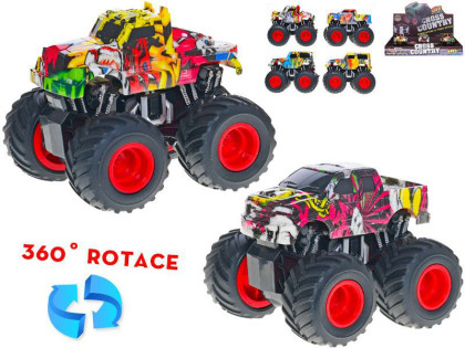 Monster truck 12 cm na setrvačník