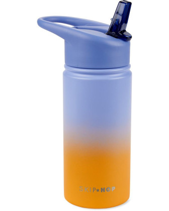 Láhev s brčkem nerezová Wander 450 ml Skip Hop