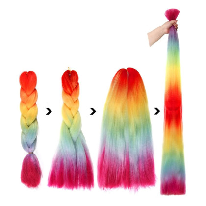 Pletený copánek Jumbo 60 cm FunCo