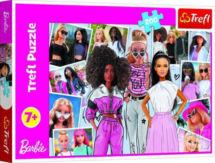 Puzzle Ve světě Barbie 200 dílků