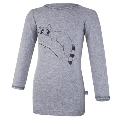 Tričko smyk obrázek DR Outlast® Šedý melír/zvíře