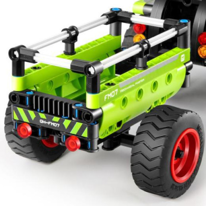 Stavebnice 2 v 1 traktor / traktor s valníkem 346 dílků iM.Master