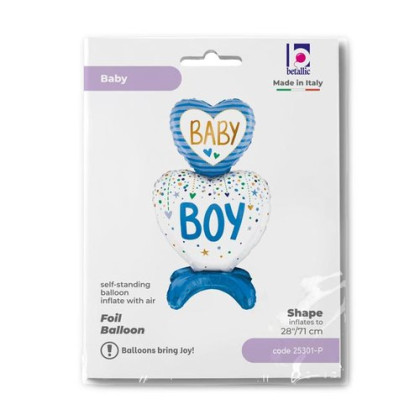 Dort samostojící Baby Boy 28"/71 cm fóliový balónek nafukovací