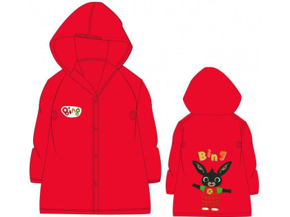 Pláštěnka licenční Bing Červená Vel. 110 - 116