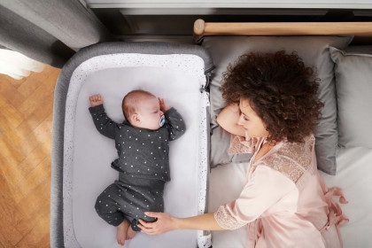 Postýlka dětská Uno UP Grey Kinderkraft