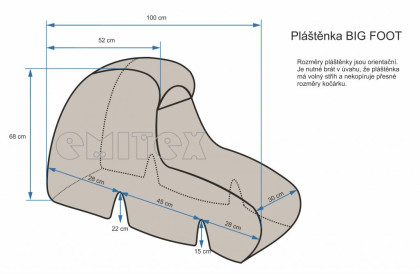 Pláštěnka Big Foot Emitex