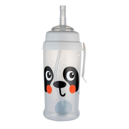 Lahev nevylévací sportovní se slámkou a závažím BabiesBoo 350 ml Canpol babies