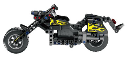 Stavebnice motorka na zpětné natažení 183 dílků iM.Master