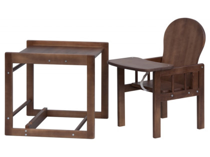 Dřevěná židlička - Scarlett kombi - masiv borovice - wenge