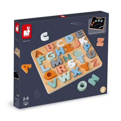 Sweet Cocoon vkládací puzzle Abeceda 26 ks Janod