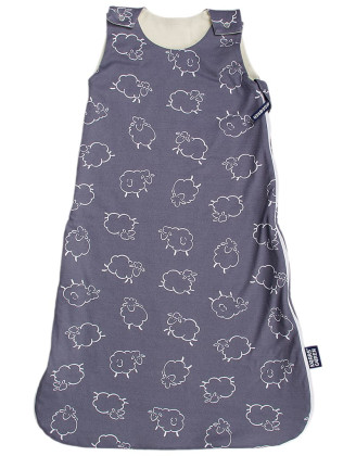 Merino spací pytel pro miminko Šedé ovečky Kaarsgaren 