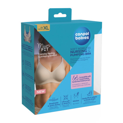 Podprsenka na kojení a odsávání MumFIT Canpol babies