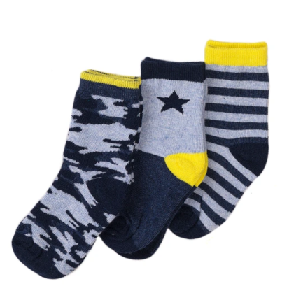 Ponožky chlapecké 3pack, Minoti, tb sock 36, kluk