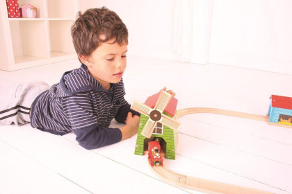 Větrný mlýn Bigjigs Rail