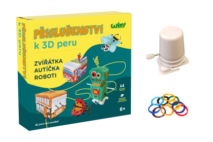 Chodící roboti pro 3D pero Wiky