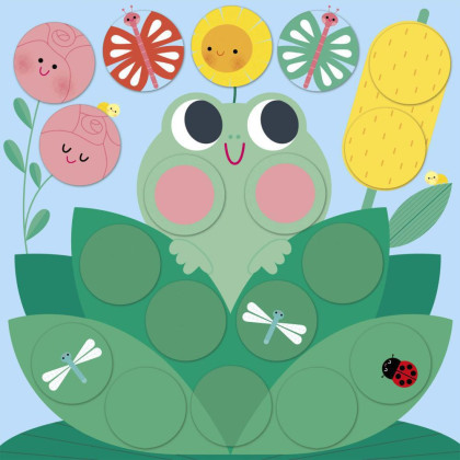 Kreativní sada My Arts & Crafts Kulaté samolepky Janod