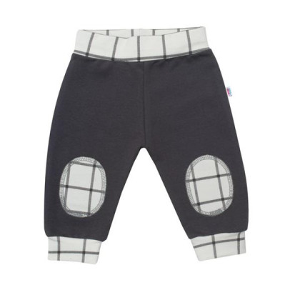 Kojenecké bavlněné tepláčky New Baby Cool grafitové