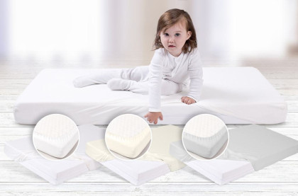 Bavlněné prostěradlo s gumou 60 x 120 cm Babymatex