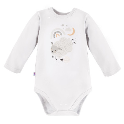 Body Mellow s dlouhým rukávem bílé Eevi