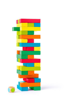 Tower Tony věž - barevná Woody