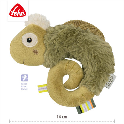 Měkký kroužek chameleon, Crazy Baby Fehn