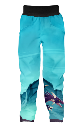 Softshellové kalhoty dětské Dragon fantasy Wamu