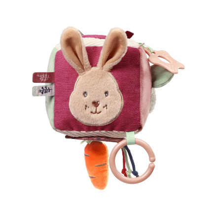 Senzorická textilní kostka Rabbit Karo BabyOno