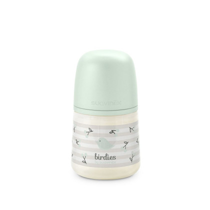 Láhev kojenecká 150 ml fyziologická S Birdies Suavinex