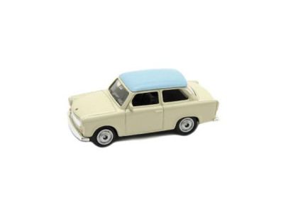 Auto Welly Trabant 1:60 kov 7cm volný chod