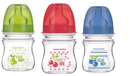 Canpol babies láhev se širokým hrdlem EasyStart Fruits 120 ml