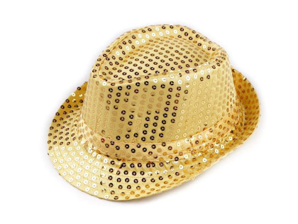 Karnevalový klobouk s flitry