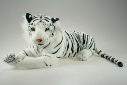 Plyšový Tygr bílý velký 85 cm