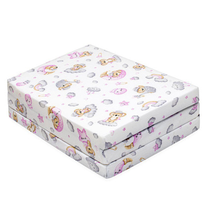 Skládací matrace do postýlky New Baby Standard 120x60x5 cm koala růžová