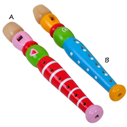 Flétna dřevěná barevná