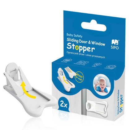 Dětský bezpečnostní zámek na posuvné dveře, 2 ks Sipo