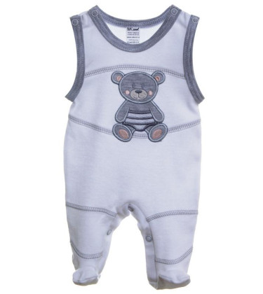 Dupačky bavlněné MKcool Šedý Medvídek