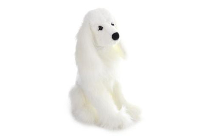 Plyšový pes kokršpaněl bílý