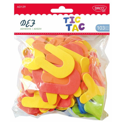 Písmena pěnová samolepící 103 ks