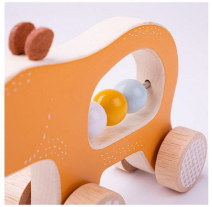Bigjigs Toys Medvídek na kolečkách