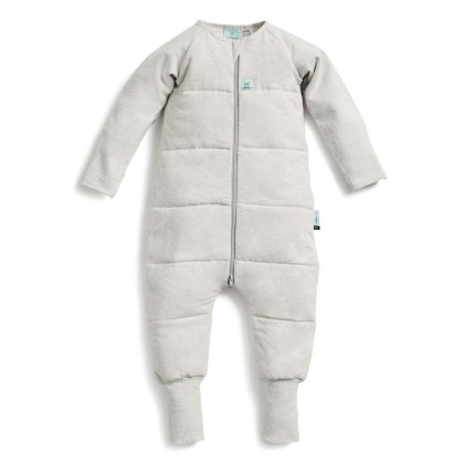 Overal na spaní organická bavlna Onesie Grey Marle 2,5 tog