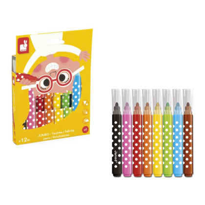 Colorino Moje první fixy 6 barev Janod