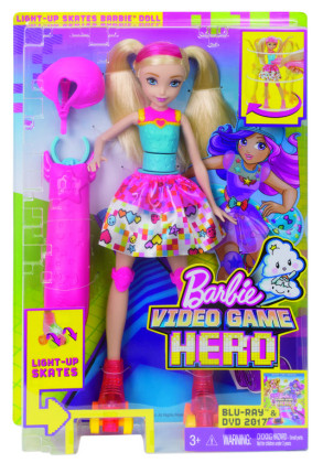 Barbie ve světě her na bruslích