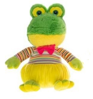 Zvířátko plyšové 25 cm v oblečku 0 m+