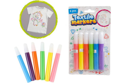 Fixy na textil 6 ks